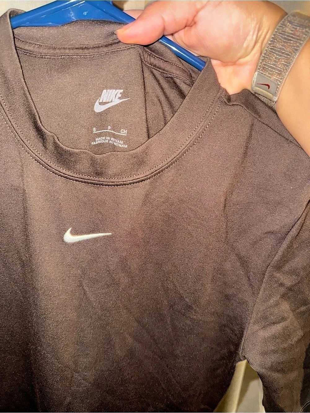 Nike Sportswear Essential Tight Midi Dress Brown Like New